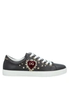 Dolce & Gabbana Sneakers In Dark Brown