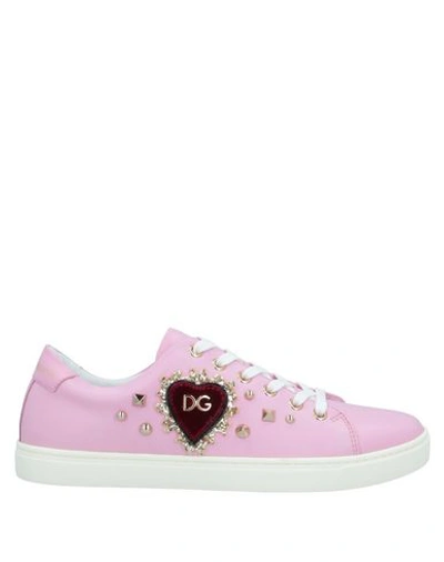 Dolce & Gabbana Sneakers In Pink