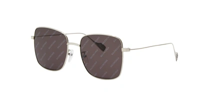 Balenciaga Unisex Sunglass Bb0087sk In Grey Mirror