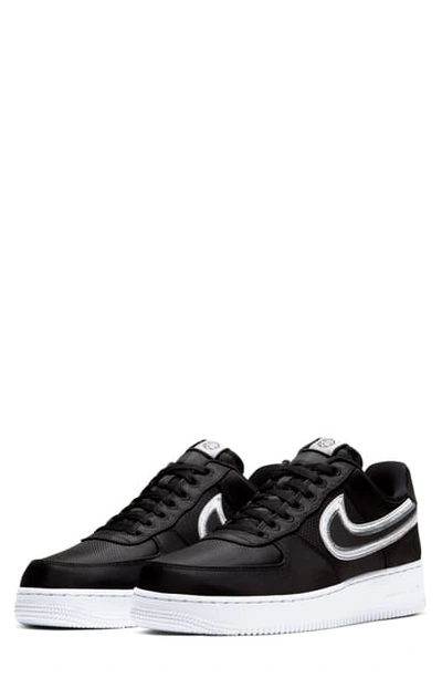 Nike Air Force 1 '07 Lv8 Sneaker In Black/ White/ Wolf Grey