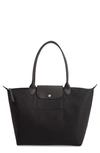 Longchamp Le Pliage Neo Large Nylon Tote In Black