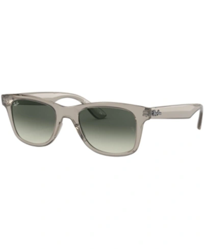 Ray Ban Ray-ban Rb4323 Transparent Grey Sunglasses In Grey-black