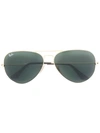 Ray Ban Aviator Sunglasses In Metallic