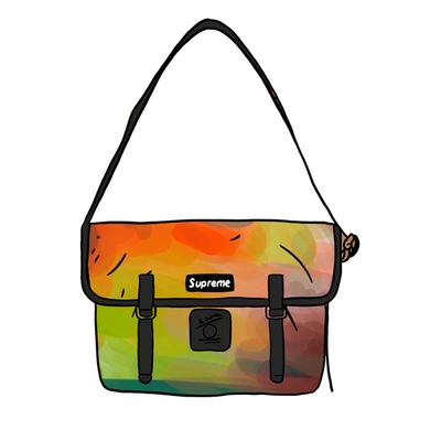 Pre-owned Supreme  De Martini Messenger Bag Rammellzee