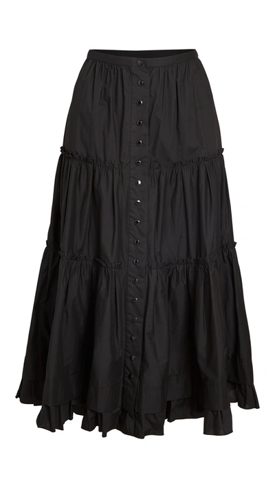The Marc Jacobs The Prairie Skirt In Black