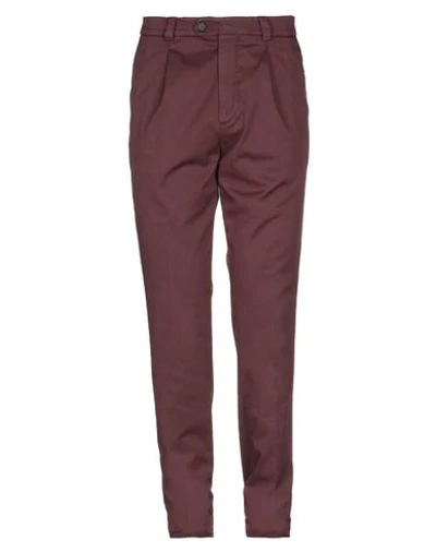 Brunello Cucinelli Pants In Maroon