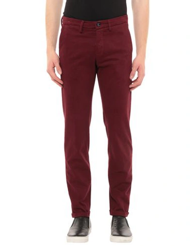 Re-hash Casual Pants In Maroon