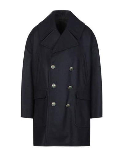 Givenchy Coats In Blue