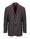 Kiton Suit Jackets In Deep Purple