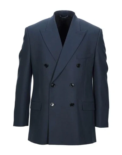 Dior Suit Jackets In Dark Blue