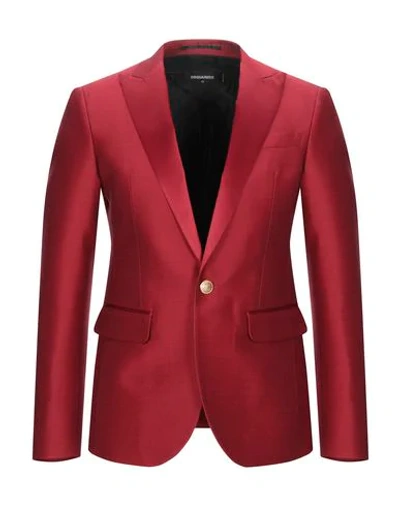Dsquared2 Suit Jackets In Red