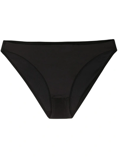 Eres Ruban Floral Lace Briefs In Black