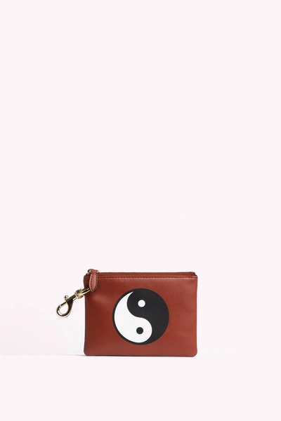 Rebecca Minkoff Yin Yang Clip Pouch In Acorn