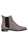 Giorgio Armani Ankle Boots In Dove Grey
