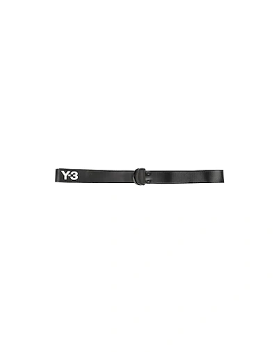 Y-3 Belts In Black