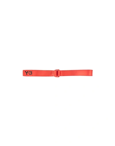 Y-3 Belt In Red