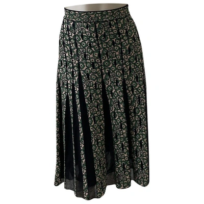 Pre-owned M Missoni Mid-length Skirt In Green