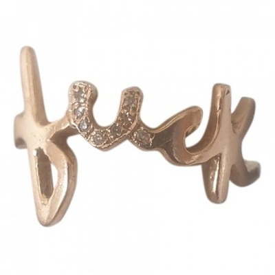 Pre-owned Jacquie Aiche Gold Pink Gold Ring