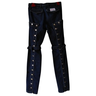 Pre-owned Dolce & Gabbana Slim Jeans In Blue