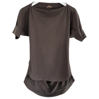 Pre-owned Repetto Jersey Top In Brown