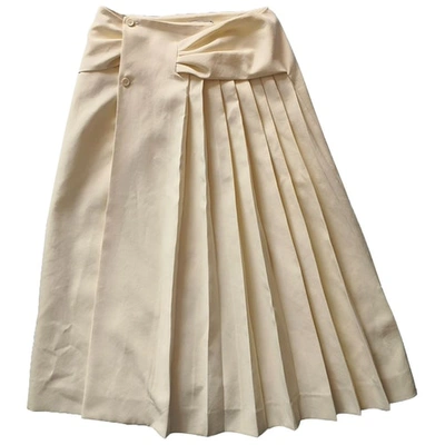 Pre-owned Carven Beige Skirt