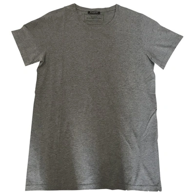 Pre-owned Balmain Grey Cotton T-shirt