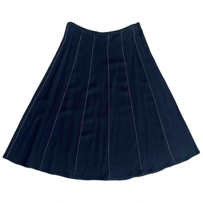 Pre-owned Michael Kors Mid-length Skirt In Black