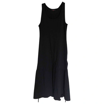Pre-owned Bruuns Bazaar Mid-length Dress In Black