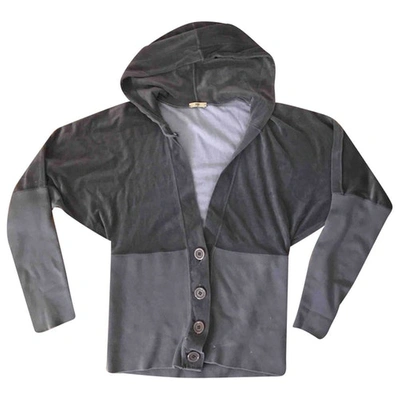 Pre-owned Jejia Velvet Jacket In Grey