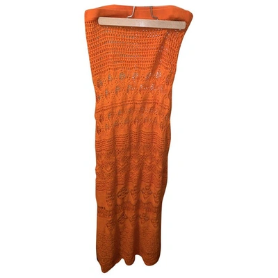 Pre-owned Emilio Pucci Mid-length Dress In Orange