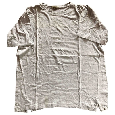 Pre-owned Ermenegildo Zegna Grey Cotton T-shirts
