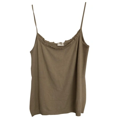 Pre-owned Valentino Camisole In Beige