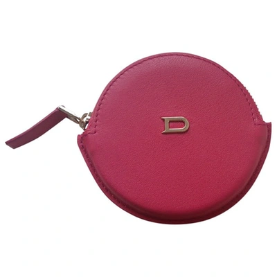 Pre-owned Delvaux Leather Purse In Pink