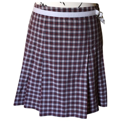 Pre-owned Tommy Hilfiger Mini Skirt In Multicolour