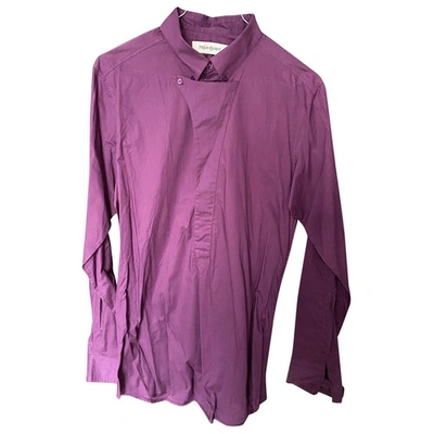 Pre-owned Saint Laurent Shirt In Purple