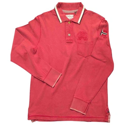 Pre-owned Napapijri Polo Shirt In Red