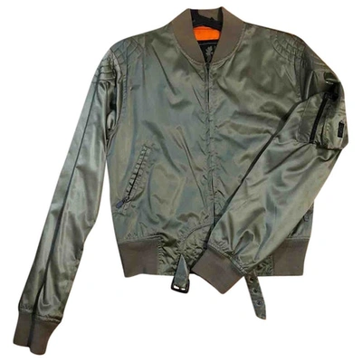 Pre-owned Belstaff Peacoat In Green