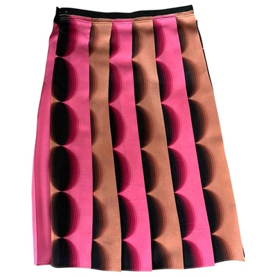 Pre-owned Marco De Vincenzo Multicolour Silk Skirt