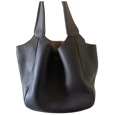 Pre-owned Cruciani Brown Leather Handbag
