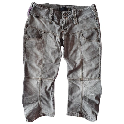 Pre-owned Just Cavalli Short Jeans In Grey