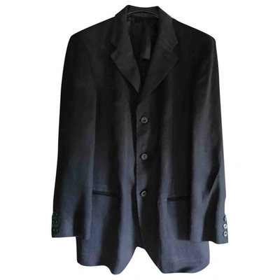 Pre-owned Armani Collezioni Waistcoat In Black