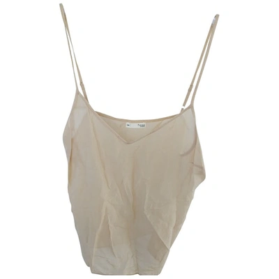 Pre-owned Hoss Intropia Camisole In Camel