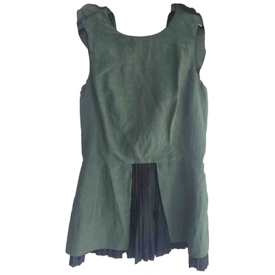Pre-owned Marni Green Cotton Top