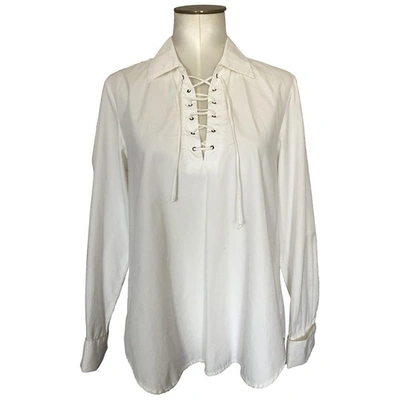 Pre-owned Dkny Shirt In White