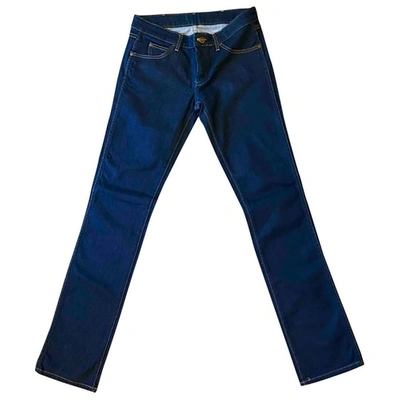 Pre-owned Wrangler Trousers In Blue