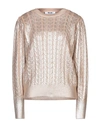 Msgm Sweaters In Gold
