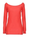 Stella Mccartney Sweaters In Tomato Red