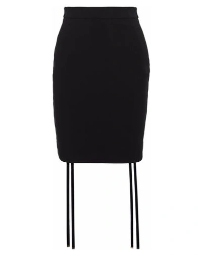 Antonio Berardi Midi Skirts In Black
