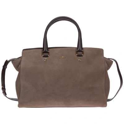 Hogan Women's Handbag Cross-body Messenger Bag Purse In Brown