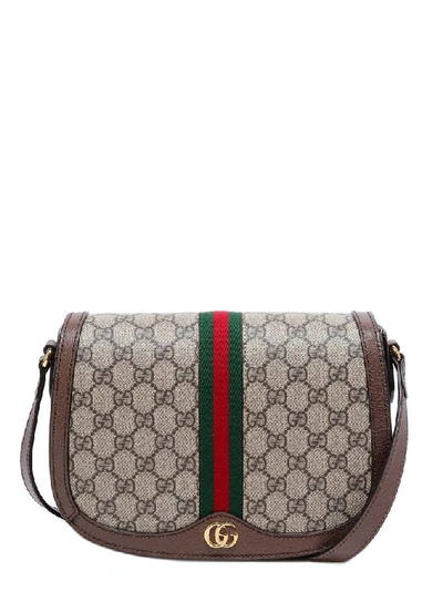 Gucci Ophidia Gg Saddle Bag In Multi